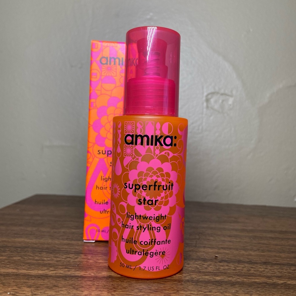 Amika Superfruit Star Lightweight Hair Styling Oil New In Box